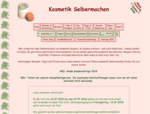 Tablet Screenshot of meinekosmetik.de